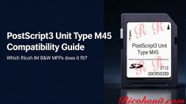Ricoh PostScript3 Unit Type M45: Compatibility Guide Ricoh PostScript3 Unit Type M45: Compatibility Guide