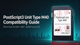 Ricoh PostScript3 Unit Type M40: Compatibility Guide Ricoh PostScript3 Unit Type M40: Compatibility Guide