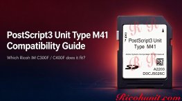 Ricoh PostScript3 Unit Type M41: Compatibility Guide Ricoh PostScript3 Unit Type M41: Compatibility Guide