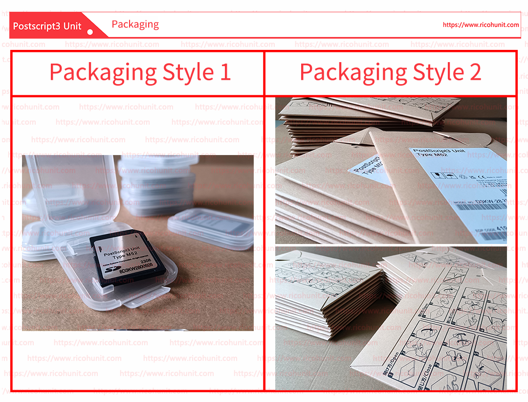 PostScript3 Emulation with Ricoh M52 Unit - Factory Direct from China Manufactory